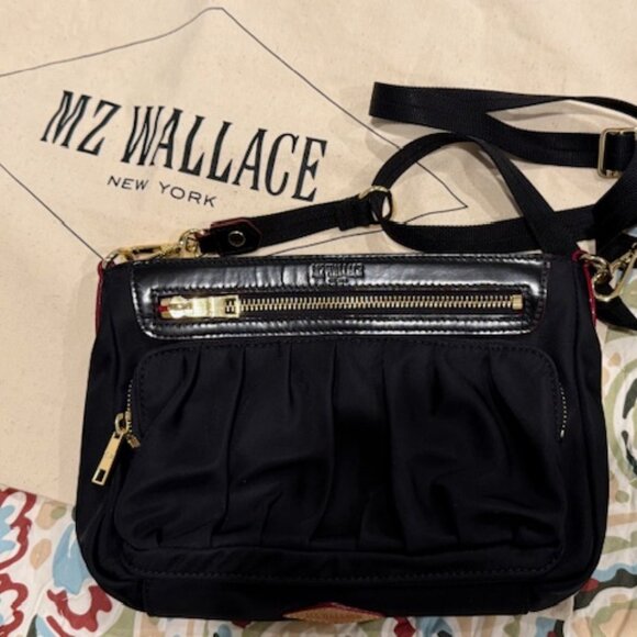 MZ Wallace Black Polyester Crossbody Bag - Picture 1 of 5